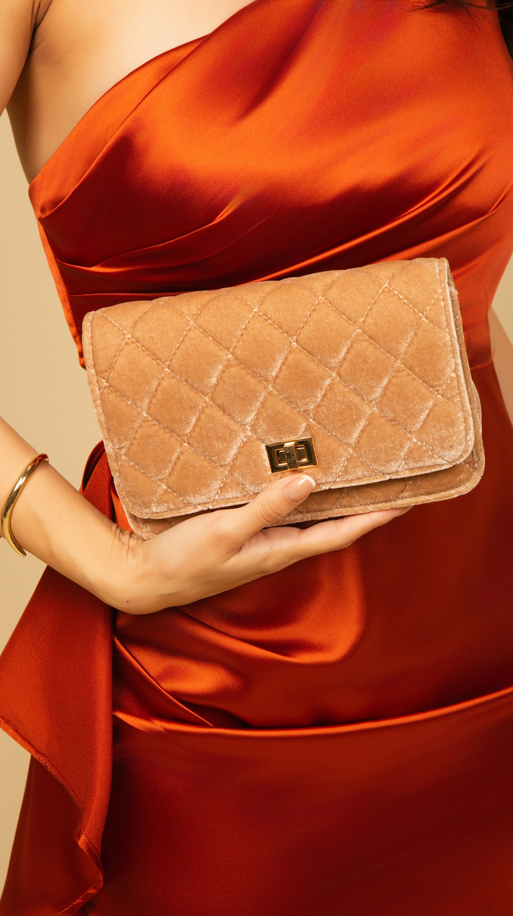 CLUTCH ANAIS BEIGE