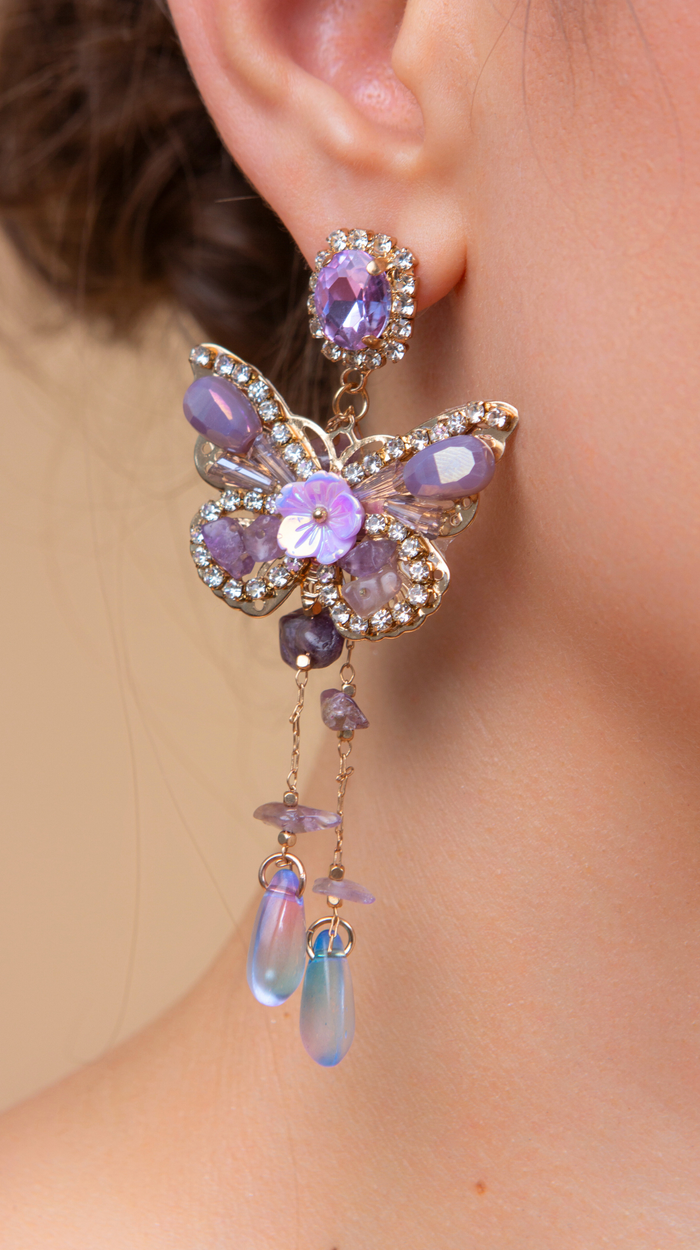 ARETES ISADORA MARIPOSA