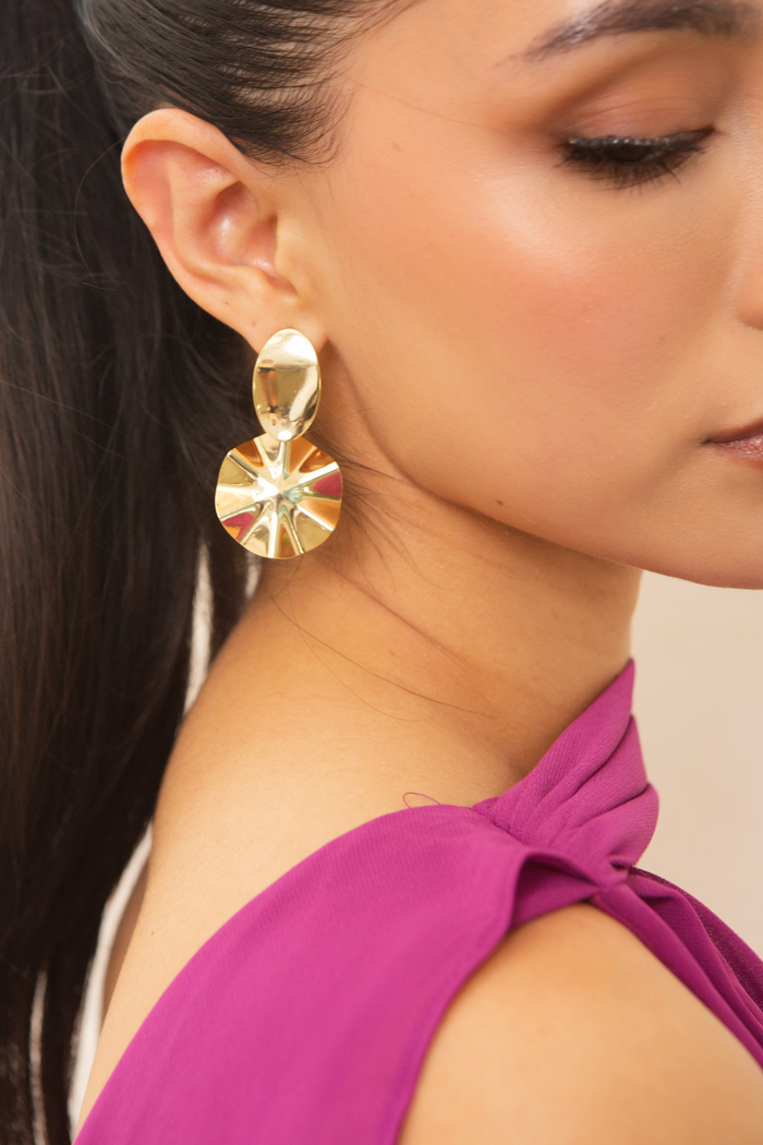 ARETES CLAUDIA GOLD
